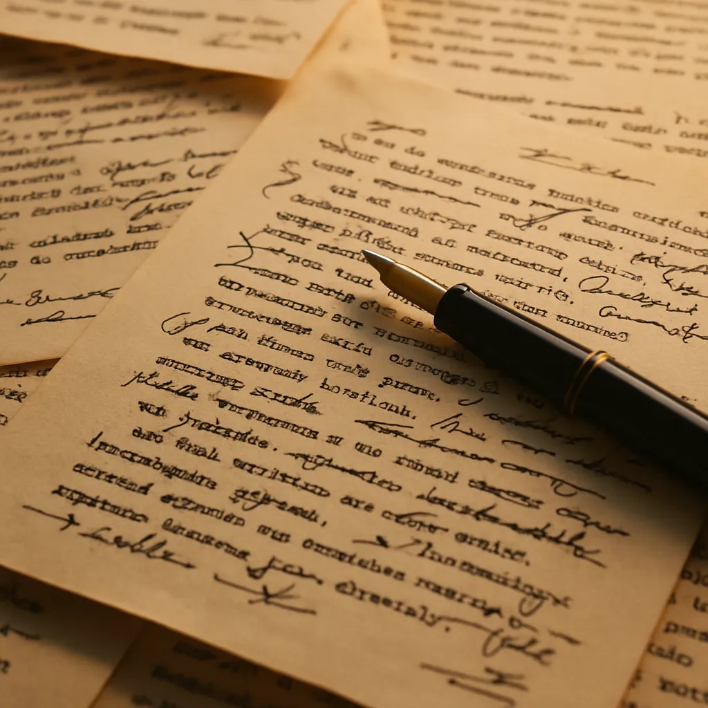Editing a manuscript